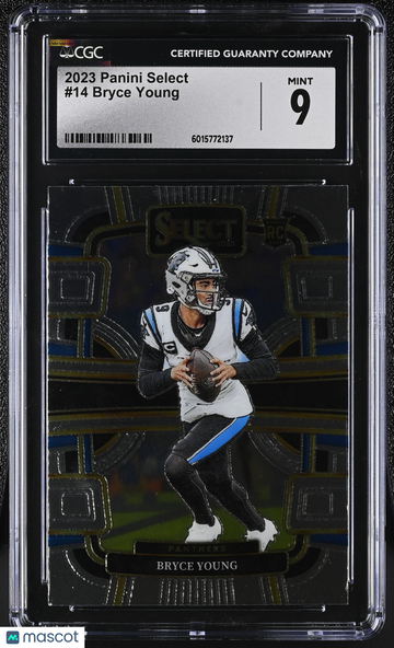 2023 Panini Select Bryce Young #14 CGC 9