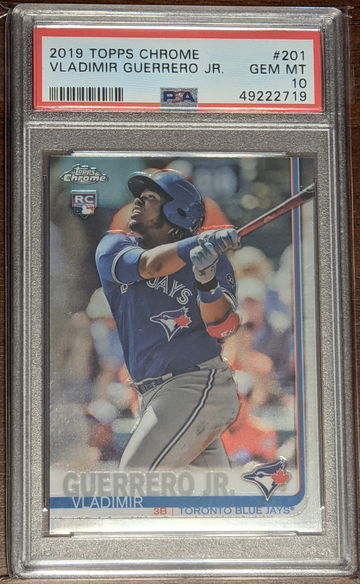 2019 Topps Chrome Vladimir Guerrero Jr. RC PSA 10