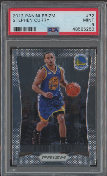 2012 Prizm #72 Stephen Curry PSA 9