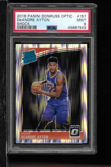 2018 DONRUSS OPTIC DeANDRE AYTON SHOCK PSA 9