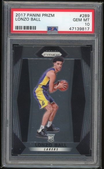 2017 Panini Prizm Lonzo Ball PSA 10