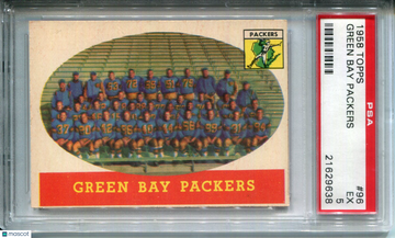 1958 Topps Green Bay Packers #96 PSA 5