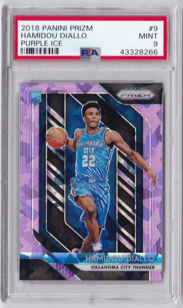 Hamidou Diallo 2018 Prizm Purple Ice PSA 9 Rookie