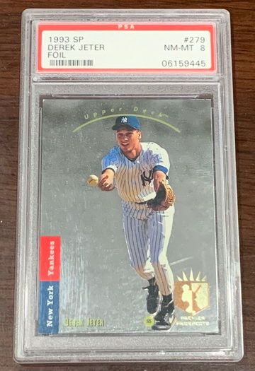 1993 SP Derek Jeter Foil PSA 8