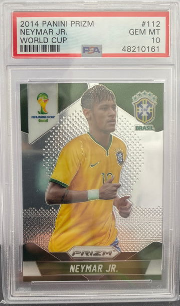 Neymar Jr 2014 Prizm World Cup PSA 10