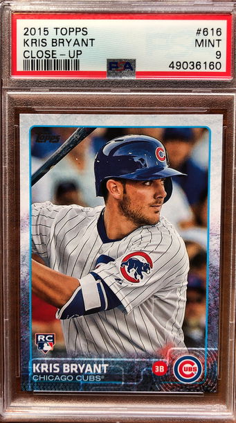 2015 Topps Kris Bryant #616 Close Up PSA 9 MINT