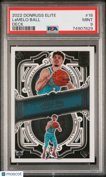 2022 Panini Donruss Elite LaMelo Ball #18 PSA 9