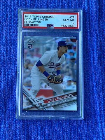 2017 Topps Chrome Refractor Cody Bellinger #79 PSA 10 