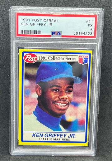 1991 Post Cereal Ken Griffey Jr. #11 PSA 5