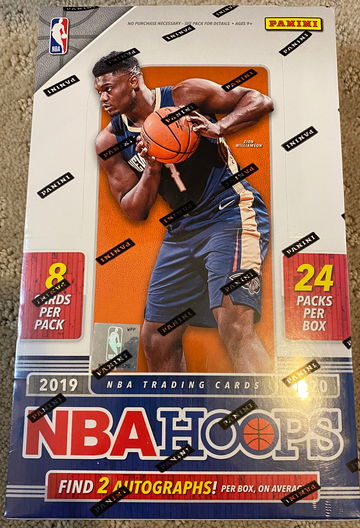 2019/20 Panini NBA Hoops Hobby Box
