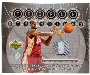 2003-04 Upper Deck Triple Dimension Basketball Box Lebron