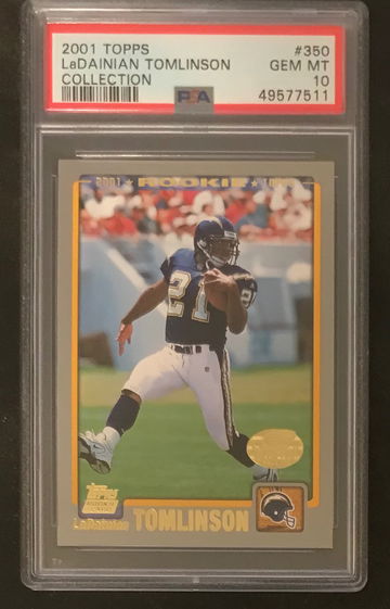 2001 Topps Collection Ladainian Tomlinson  PSA 10