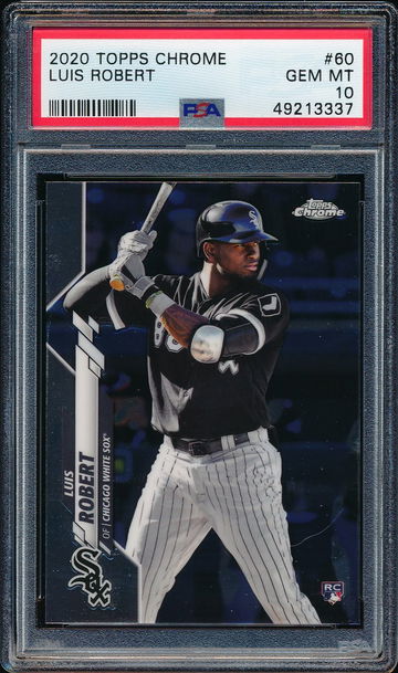 2020 Topps Chrome Luis Robert RC - PSA 10