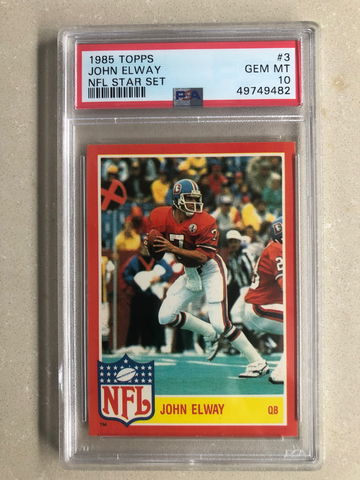 1985 Topps NFL STAR Set- John Elway