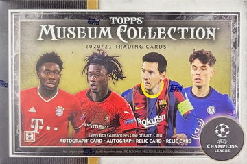 2020-21 Topps Museum Collection UEFA Champions League Hobby Box