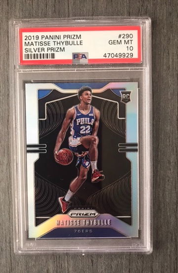2019-20 Matisse Thybulle silver prizm psa 10 #290
