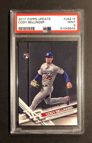 2017 Topps Update Cody Bellinger PSA 9