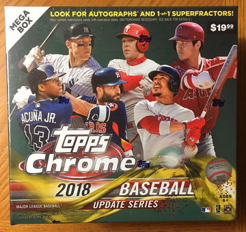 2018 Topps Chrome Update Mega Box