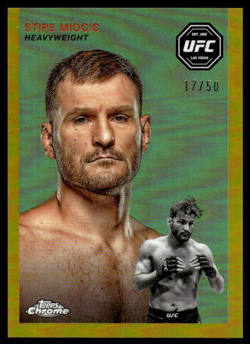 2022 Topps Chrome Stipe Miocic #FFT-7 /50