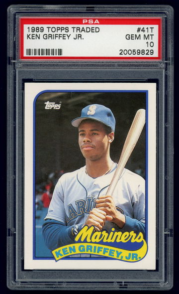 1989 Topps Traded Ken Griffey Jr PSA 10