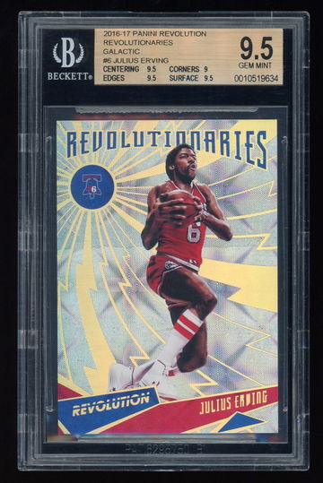 2016-17 Revolution Julius Erving Galactic Revolutionaries BGS 9.5