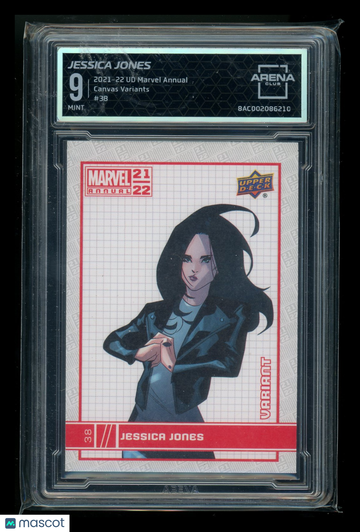 2021-22 Upper Deck Marvel Annual Canvas Variant #C38 Arena Club 9