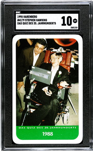 1998 Harenberg Jahrhunderts Stephen Hawking SGC 10 POP 1