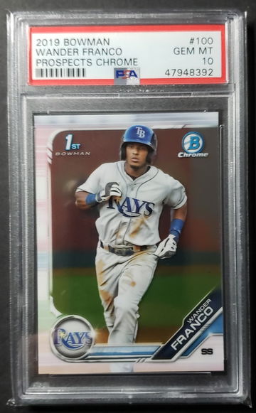 2019 Bowman Chrome Wander Franco PSA 10