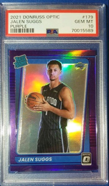 2021-22 Donrus Optic Purple Prizm Jalen Suggs #179 PSA 10 Magic