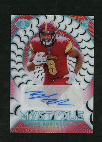 2022 Panini Illusions #M-21 Brian Robinson Jr. Mystique Rookie /25 Auto