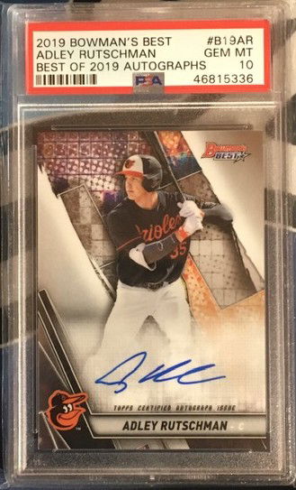 2019 Bowman's Best - ADLEY RUTSCHMAN - Best of 2019 AUTO - PSA 10