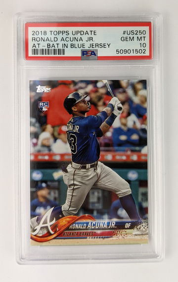2018 Topps Update Ronald Acuna Jr. #US250 PSA 10