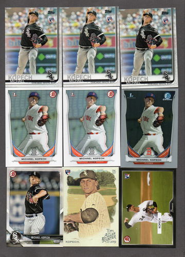 Michael Kopech RC Lot (13) - All Rookies/Prospects Nice Variety White Sox