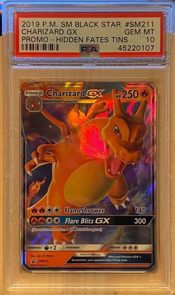 Pokémon/Pokemon - 2019 Hidden Fates Charizard Gx Tin Promo