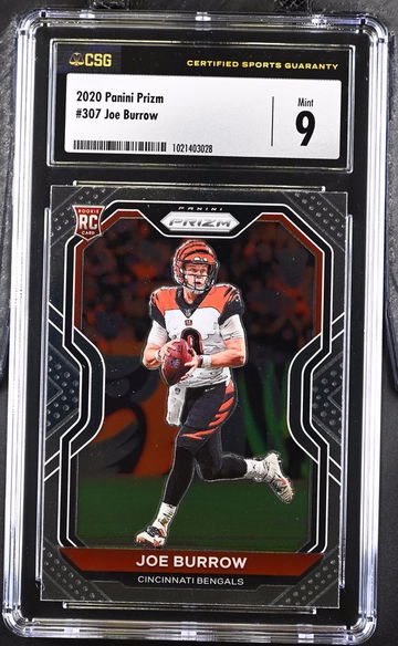 2020 Panini Prizm Joe Burrow Rookie CSG 9