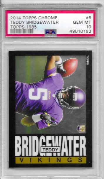 2014 Topps Chrome 1985 Teddy Bridgewater