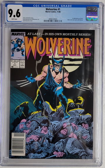 WOLVERINE #1 CGC 9.6 NEWSSTAND 1988