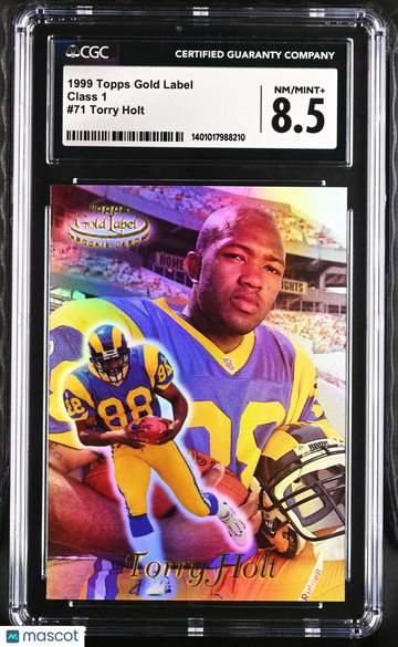 1999 Topps Gold Label Class 1 Torry Holt #71 CGC 8.5