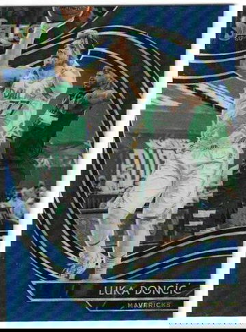2021 Panini Select - Luka Doncic Blue Retail Courtside Prizm Refractor - Mavs