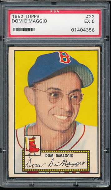 1952 Topps Dom DiMaggio #22 PSA 5