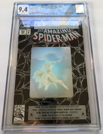 AMAZING SPIDER-MAN #365 CGC 9.4 1st SPIDER-MAN 2099 FREE S/H.