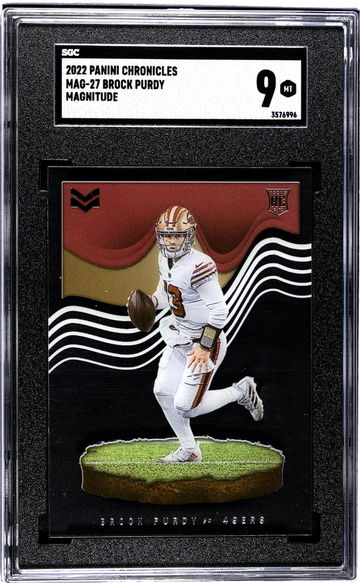 2022 Panini Chronicles #MAG-27 Brock Purdy Magnitude SGC 9