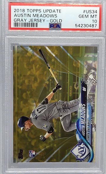 2018 Topps Update #US 34 Austin Meadows RC PSA 10 Gem Mint