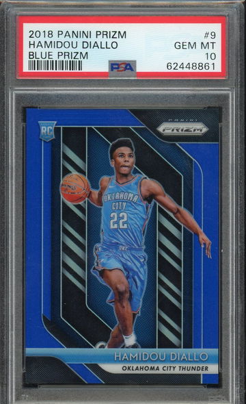 2018 Prizm Hamidou Diallo Blue /199 PSA 10
