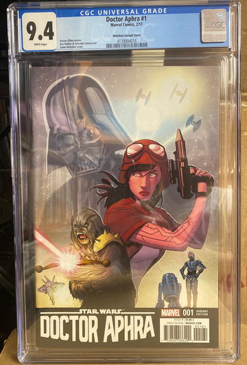 Star Wars Doctor Aphra #1 1:100 CGC 9.4 McKelvie Incentive Variant 2017