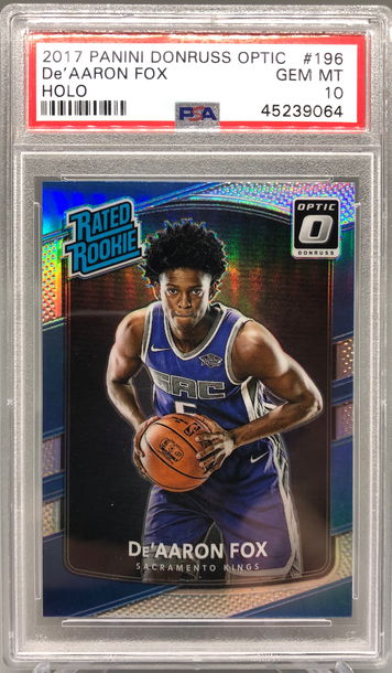 2017 De’Aaron Fox Optic Holo 196