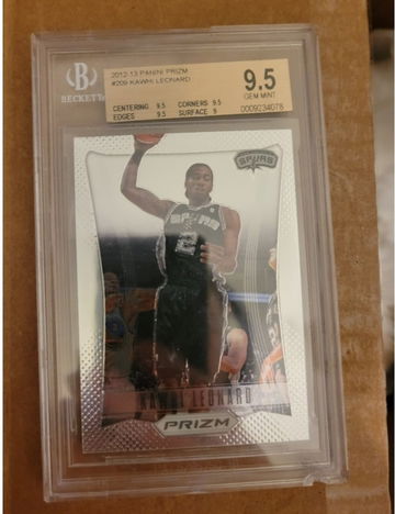 Kawhi Leonard Prizm Rc BGS 9.5