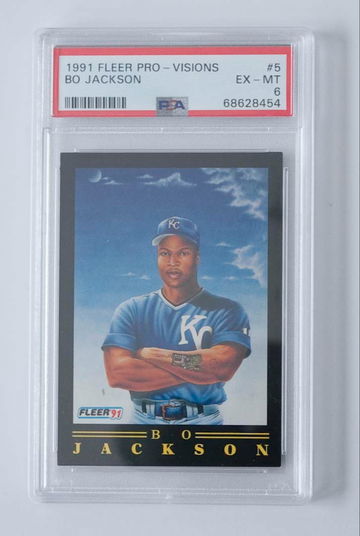 Bo Jackson 1991 Fleer Pro Visions PSA 6