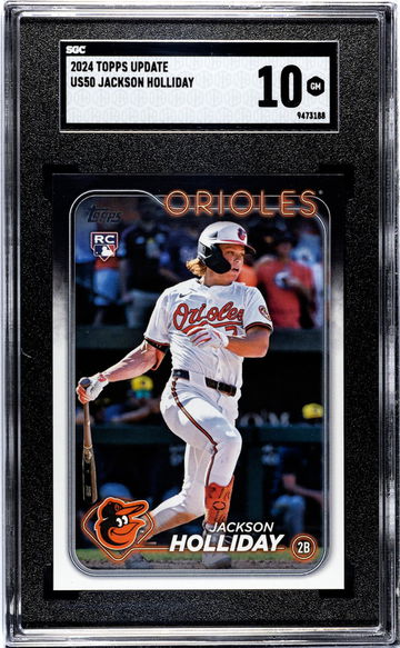 2024 Topps Update #US50 Jackson Holliday SGC 10