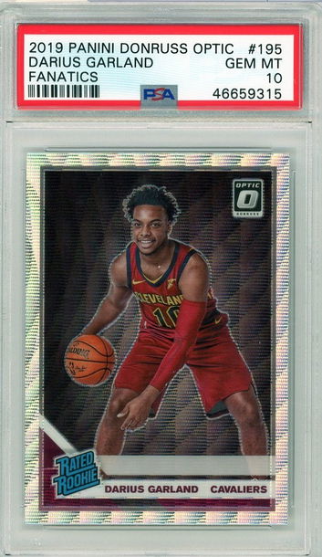 2019 Optic Darius Garland Rookie Fanatics SP PSA 10